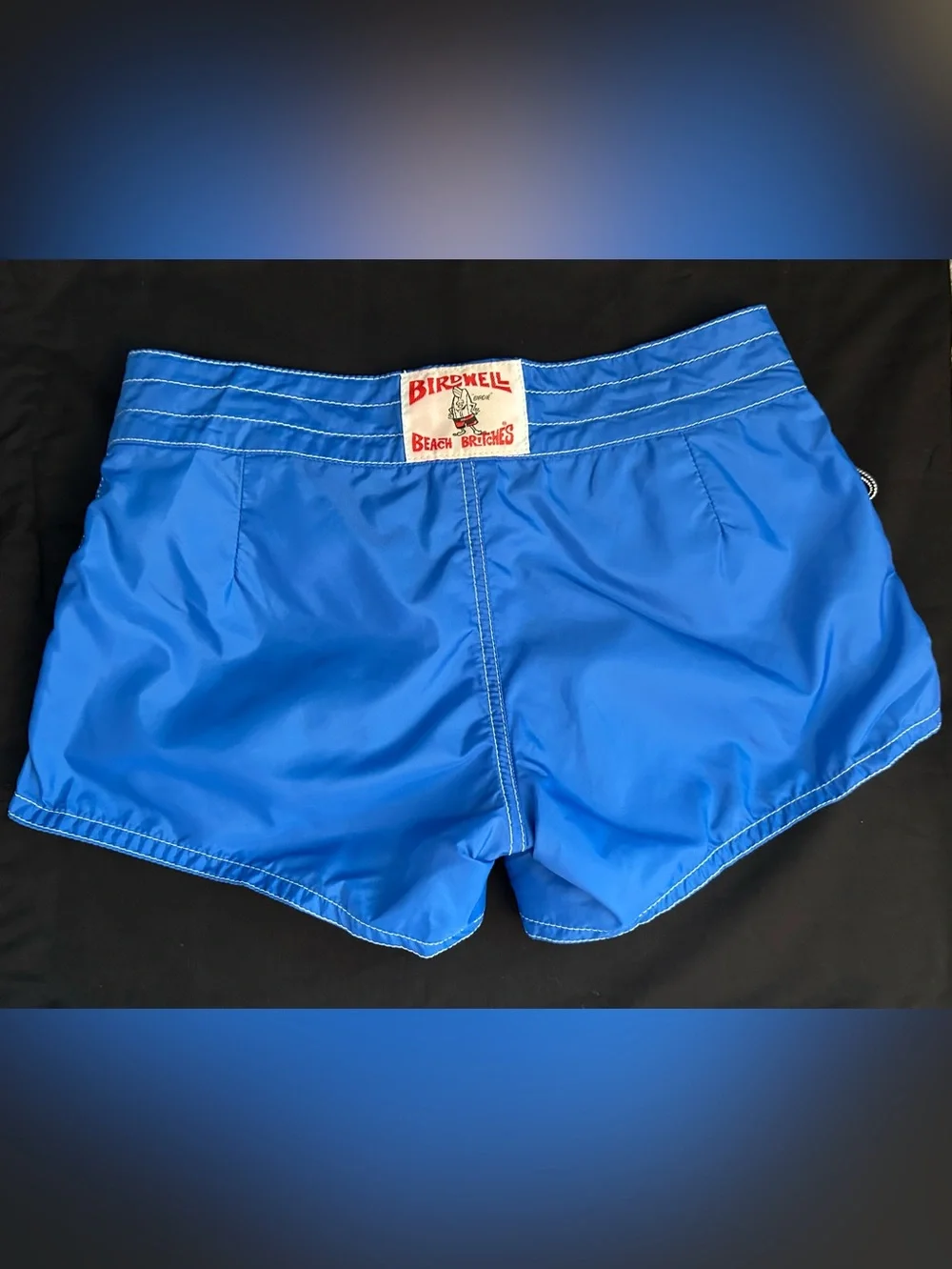 Vintage Birdwell Royal Blue Women's Boardshorts Size 2 - Picture 3 of 11